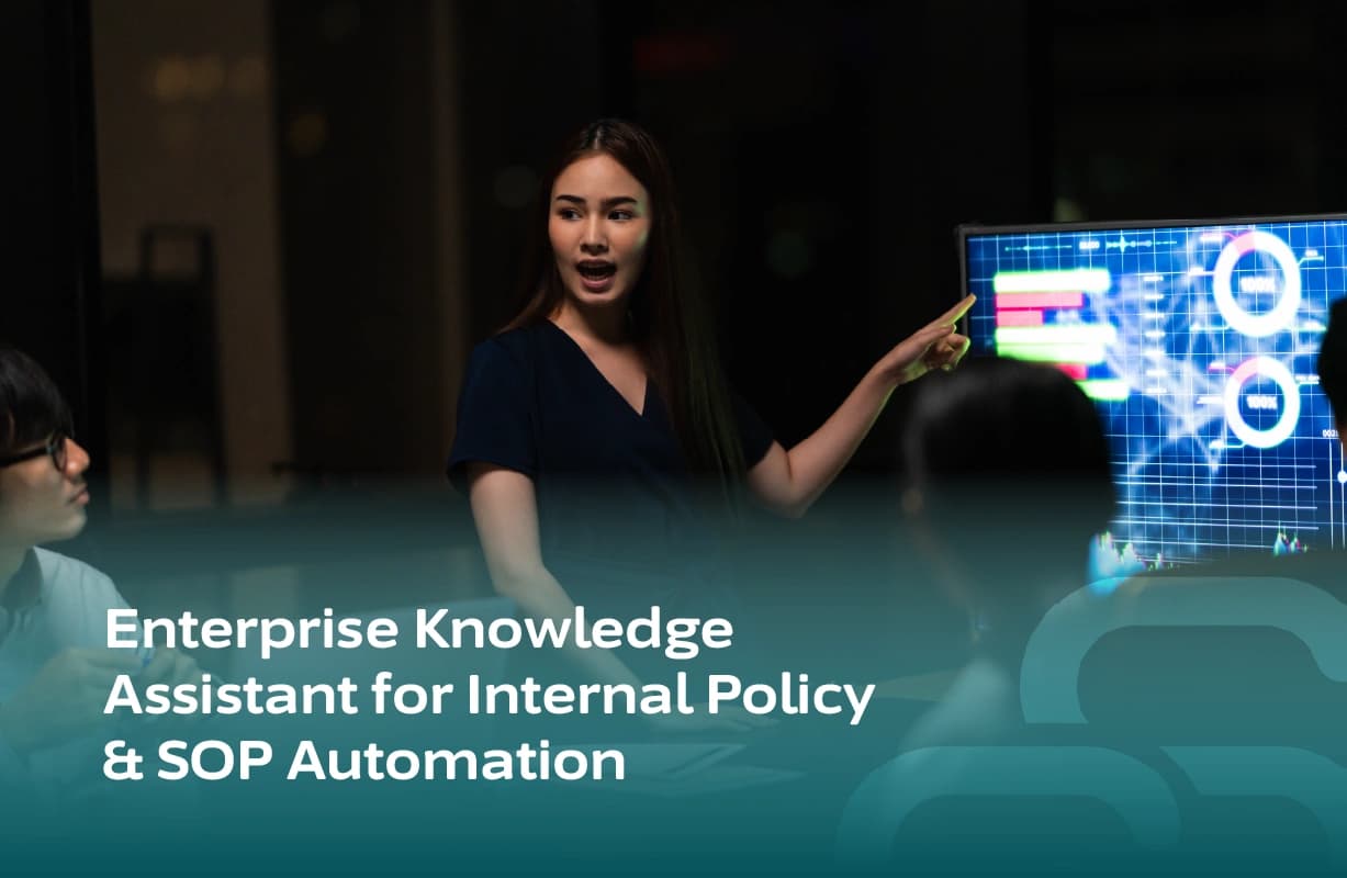 Enterprise knowledge assistant for internal policy and SOP automation